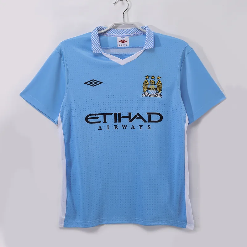 Camiseta Manchester City 2011/12 LOCAL MANGA CORTA VERSION FAN